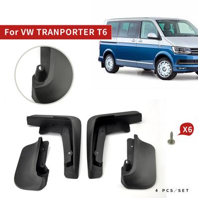4x Mud Flaps Mudflaps For VW Transporter Caravelle T6 T6.1 Multivan Kombi 2015- Splash Guards Mudguards 7H0075111