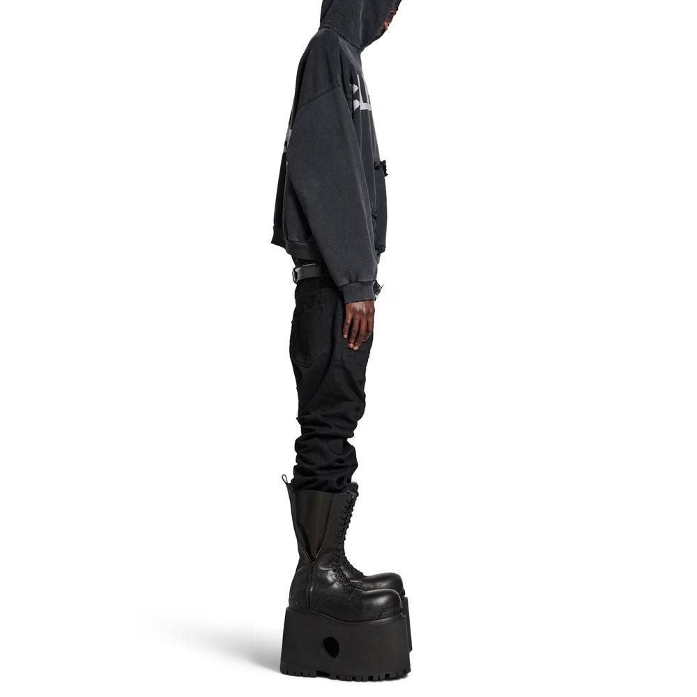 Balenciaga Ripped Pocket Tape Type Hoodie 744441TRVK21041