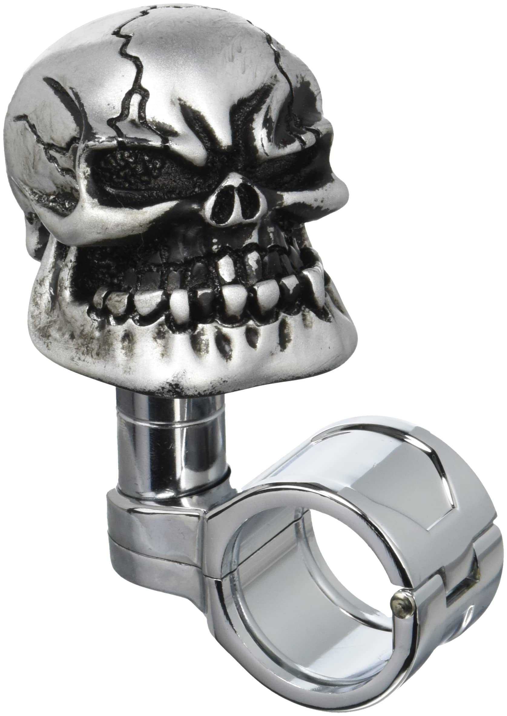 JET INOUE Handle Spinner Skull Silver 506187 Adopts bearings Mounting