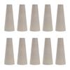 10Pcs Tapered Plastic Yarn Tubes for Sewing Knitting Embroidery Thread Winding Craft Yarn Ball Spools Grey Tapered Plastic Tubes