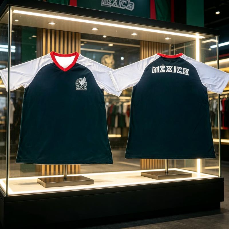 2026new Hot Selling 3Dprinted Mexican FootballT-shirt for Outdoor Sports, Dry, Breathable and Comfortable T-shirt - Parent-child