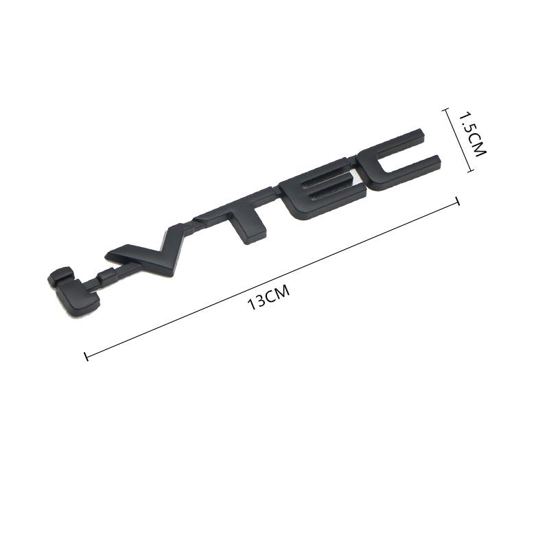 Bil 3D metall i-VTEC VTEC bil bakre bagasjeromskropp emblem-merke klistremerker for Honda CRV City Civic Hornet City Accord Insight