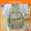 Color Solid Simple Bamboo Pattern Student Backpack For School And Use Daily