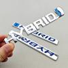 3D Metal Car Sticker Logo HYBRID Fender Side Rear Trunk Badge Emblem For Toyota RAV4 Prius Camry Accord Sienna Auto Accessories