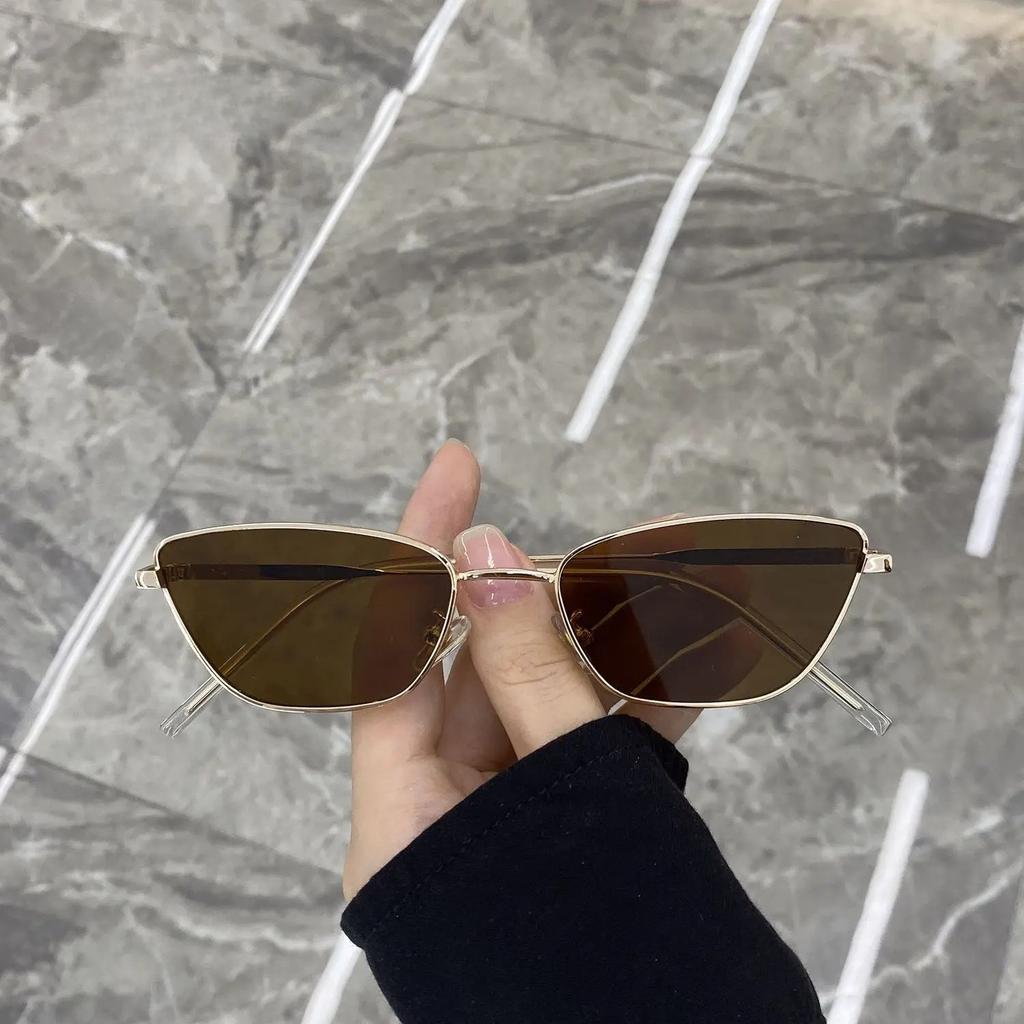 Sunglasses Women Classic Fashion Oversized Anti-Reflective Mirror Vintage Square Metal Sun Glasses Men Driving Eyewear Uv400