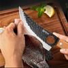 Professional Kitchen Knife Forged Butcher Knife Wooden Handle Stainless Steel Boning Knife Cutter Full Tang with Cover