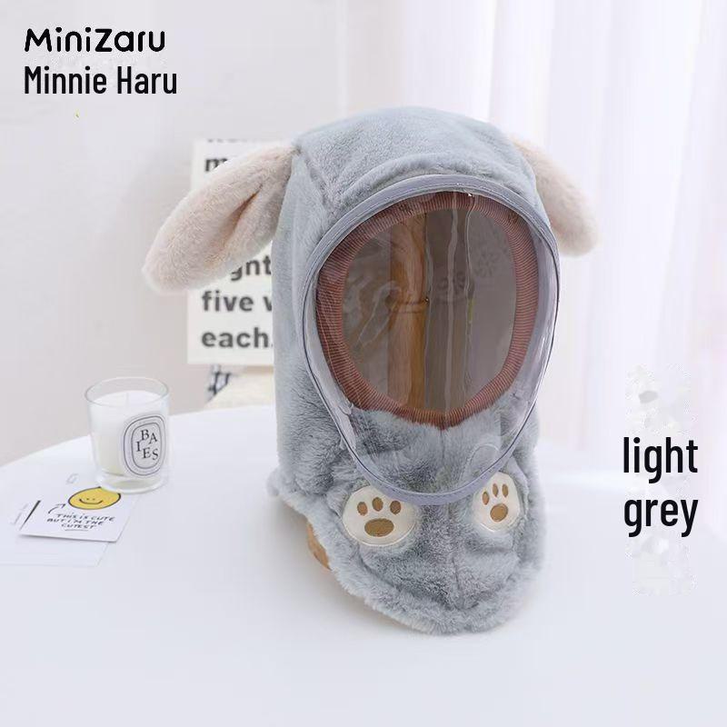 

Детская ветрозащитная шапка-пуловер с защитой ушей и шарфом Hat Circumference 47-55cm (Approx. Ages 1-10)