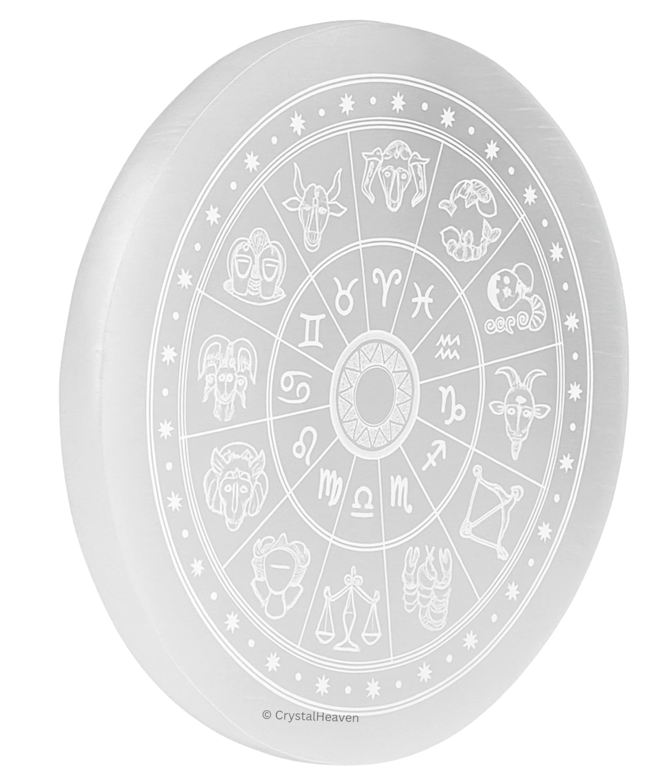Certified Selenite Crystal Charging Plate, 3