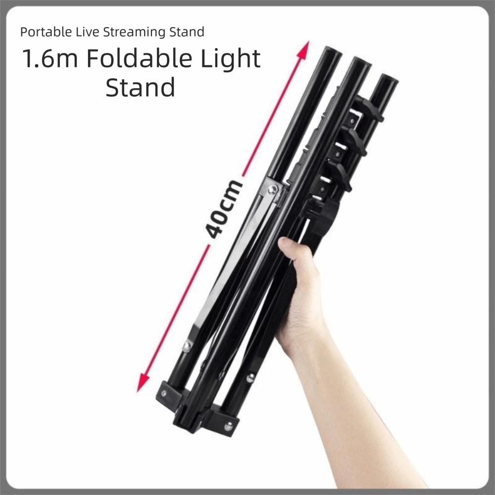 Portable Metal Camera Tripod Adjustable Tripod Light Stands Light Stand Film Studio