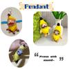 Cute And Soft 20cm Banana Cat Plush Keychain With Sound