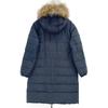 HUNTING WORLD 72JK62 Navy Fur Hooded Down Coat coat 44 NavyUsed