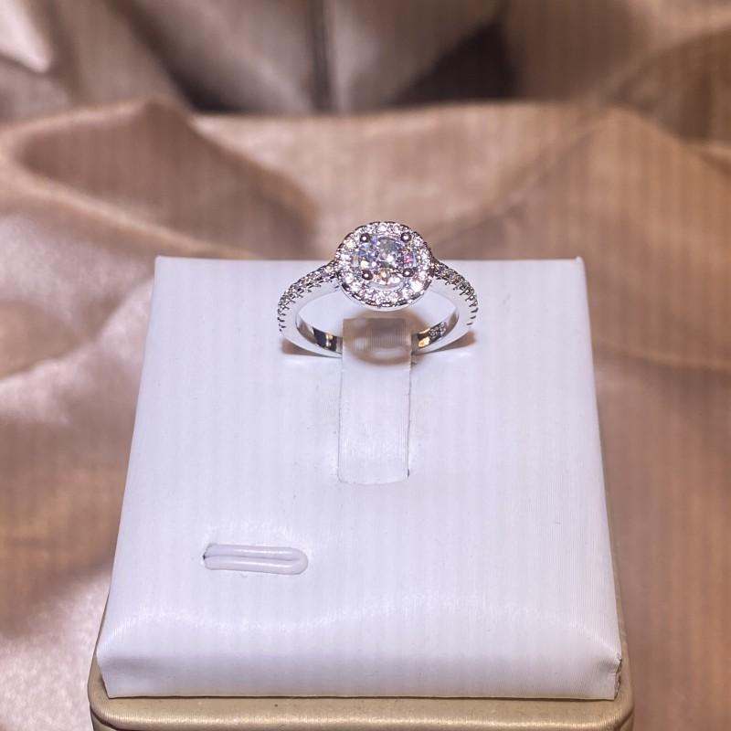 

Стильное кольцо-платок женское корейское стильное роскошное микро инкрустированное кольцо обручальное кольцо No. 10