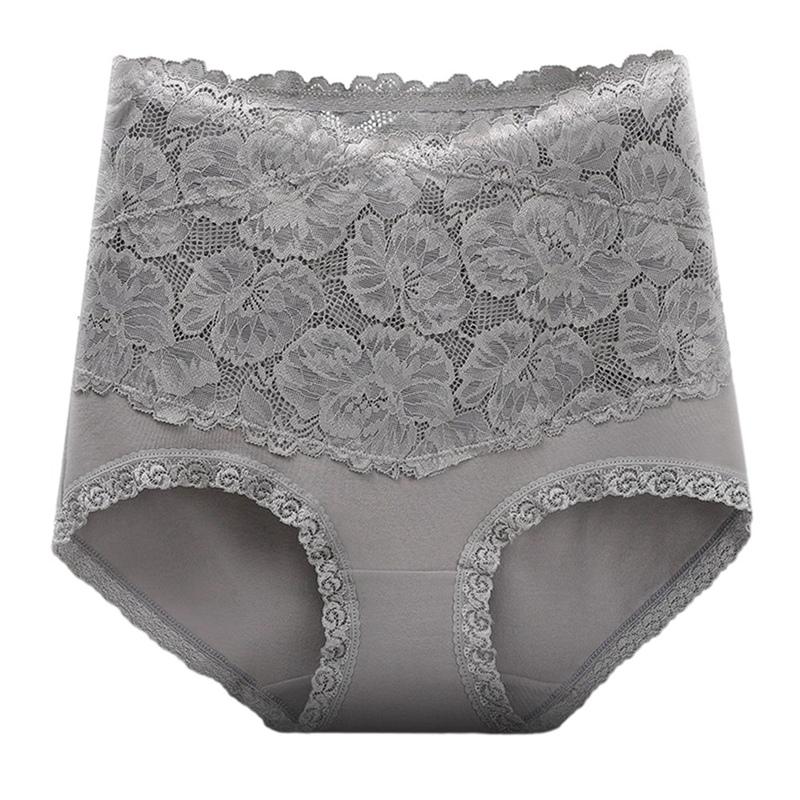 Damen Spitze High-Waist Bauchweg-Slips Antibakteriell Formend Po-Lifting Slips