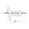 Stainless Steel Tire Tread Depth Gauge Precise Measurement 0-50mm Depth Gauge Vehicle Inspection Automotive Inspection Tool