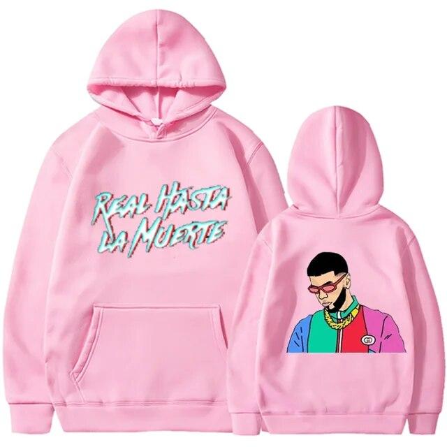 2022 NEW Printed Hoodies Sweatshirt Coat Real Hasta La Muerte casual Tracksuit Costume Unisex Women Clothing Anime Pullover Hoodie Unisex