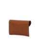 Athe Vanessabruno [Selle] Brown Vegetable Leather Flap Card Holder Aaho5E576W2