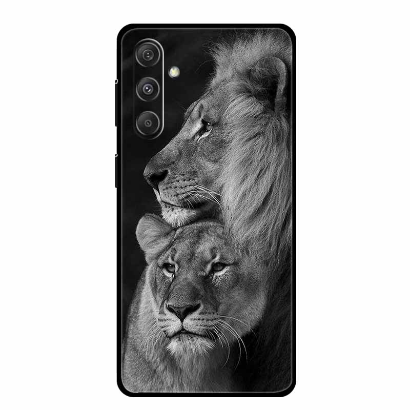 For Samsung Galaxy S24 Plus Ultra Phone Case Cover Silicone Soft Back Case for Samsung Galaxy S 24 5G Funda Dinosaur Lion Animal