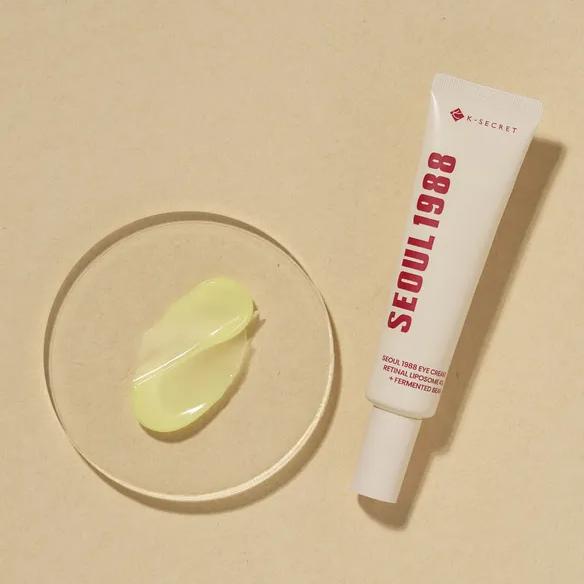 K-SECRET SEOUL 1988 Crème Contour des Yeux : Rétinal Liposome 4% + Haricot Fermenté 30ml/ Anti-Âge, Hydratant, Cosmétiques Coréens, Kbeauty