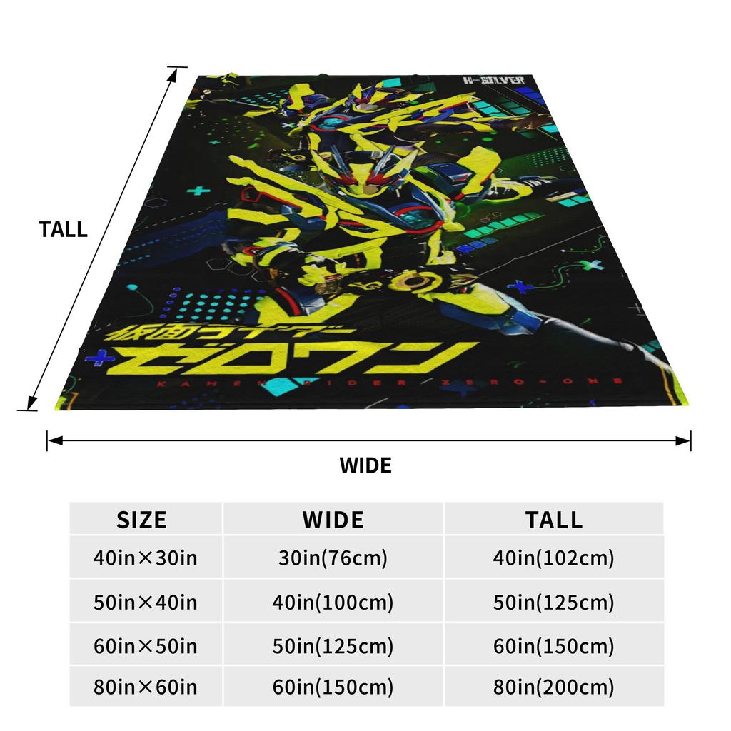 kamen rider anime Blanket Multiple Sizes Soft and Lightweight Throw Blankets for Sofa Couch and Bed