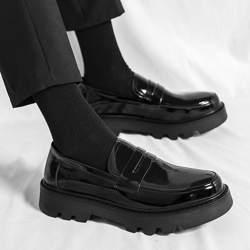 Fashion Thick Soled Casual Men's Shoes New Hot and Luxurious Styles 38-46 Plus Size Daily Adult Shoes Party Hairstylist Versatile
