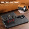 For MagSafe Magnetic Detachable Wallet with Card Holder Phone Case for Galaxy S25 S24 S23 S22 Ultra Leather Protective Cover