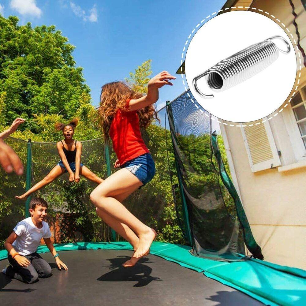 Portable Jumping Bed Heavy Duty Trampoline Springs Stretching Spring For Children's Pull Tool