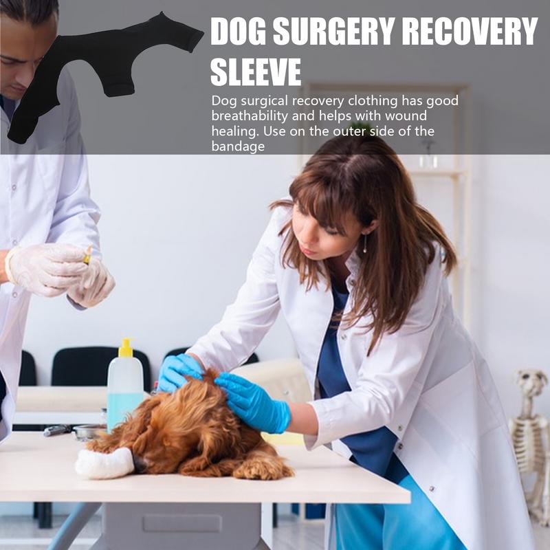Dog Recovery Sleeve Back Leg Dog Back Leg Brace Anti-Licking Puppy Thigh Wound Protective Sleeve Elbow Recovery Sleeve For Home