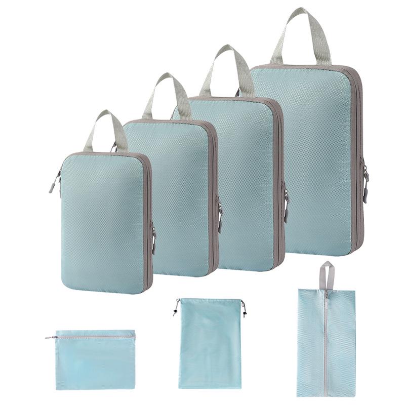 Waterproof Compression Travel & Home Clothing Storage Bag Set - Four Pieces