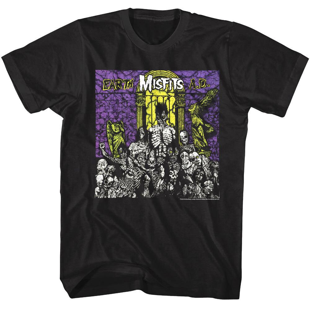 

Misfits Earth AD Men s T Shirt Album Punk Rock Band Concert Tour Merch 3XL
