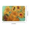 Vincent Van Gogh Twelve Sunflowers In A Vase Mask Doormat Mat Anti-Slip Art Flowers Bathroom Kitchen Bedroom Rug Carpet 40*60cm