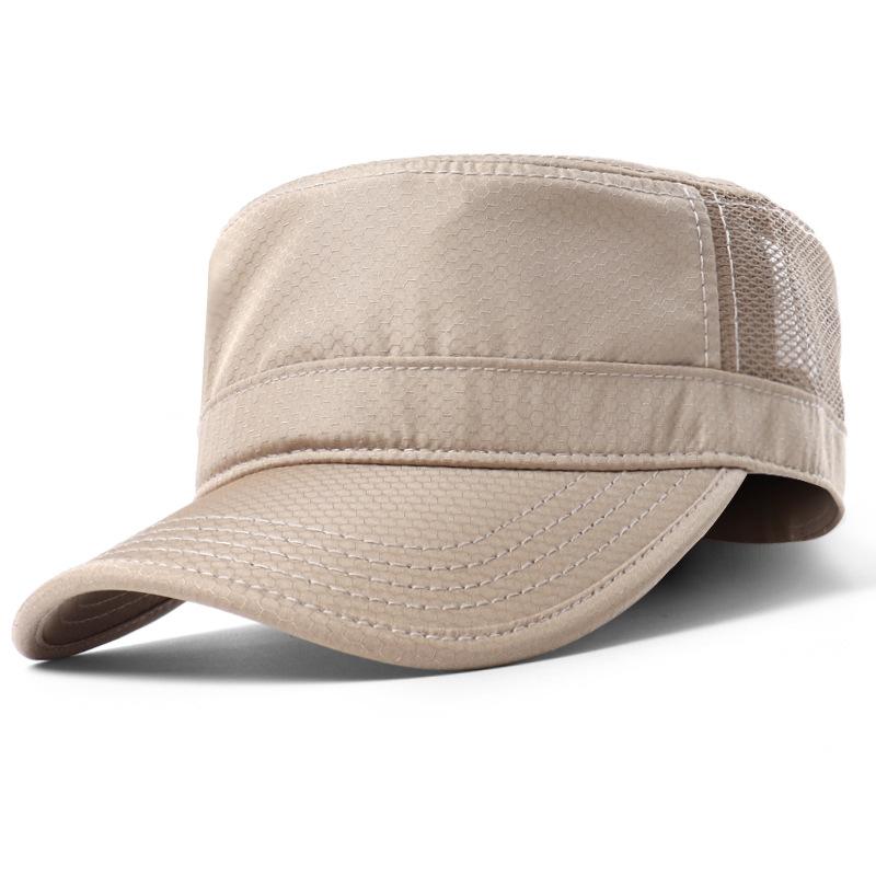 

Быстросохнущие военные шапки для мужчин, летние бейсболки с плоским верхом, женские уличные солнцезащитные кепки, сетчатая дышащая кепка в стиле милитари