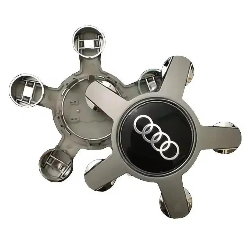4pcs 135MM Car Hub Caps 4F0601165N For a5 A4 A5 A6 A7 A8 Q5 Accessories Auto Wheel Center Cap Hubcap Rim Covers Car Decoration5a