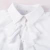 Victorian Gothic Women's Long Sleeve Lotus Pleated Shirt
