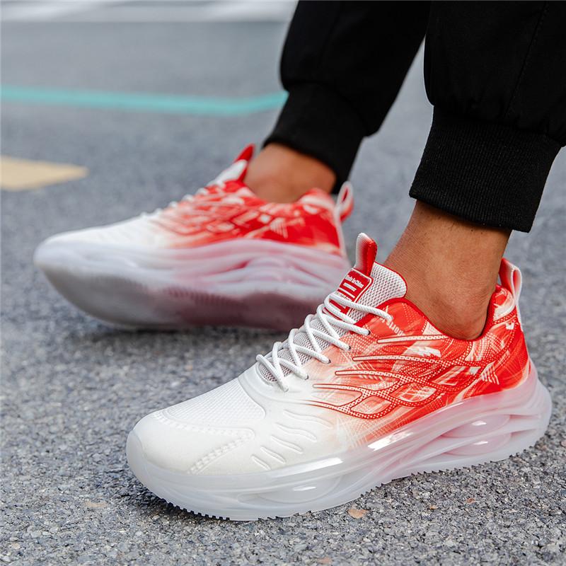 Men's thick sole sports casual shoes tennis spring and autumn new training breathable fashion running men's shoes large size 47
