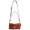 Coach Tabby 26 Logo Leather Shoulder Bag Medium Women Shoulder Bag Brown CCX04-B4ND7