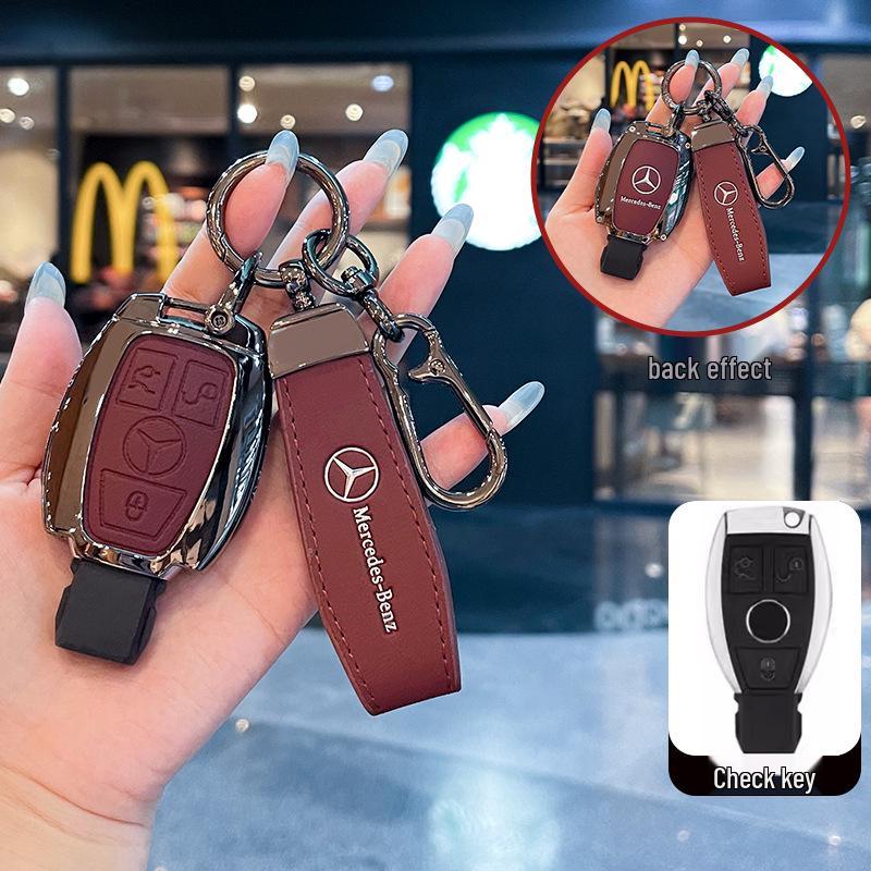 

Чохол для ключа Mercedes 2025 для E300L, GLE350, A200L, C260L, GLC, GLB220
