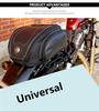 Waterproof Fiber Leather Motorcycle Top Case Rear Back Seat Travel Bag Universal