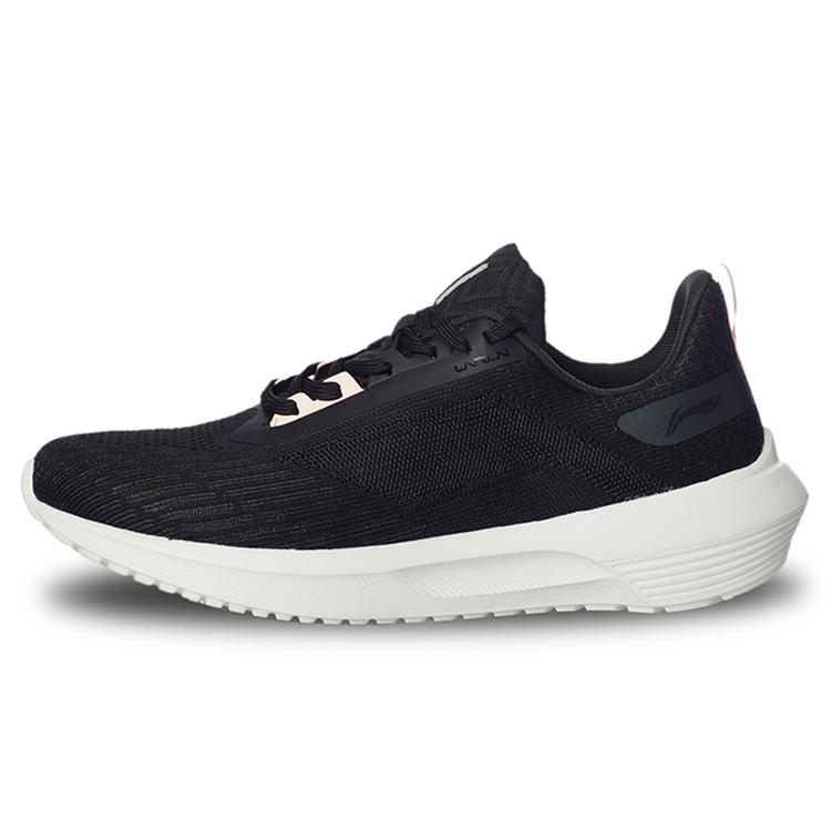 New LINING Element Casual Shoes Women's Low-Top Black ARBQ018-2