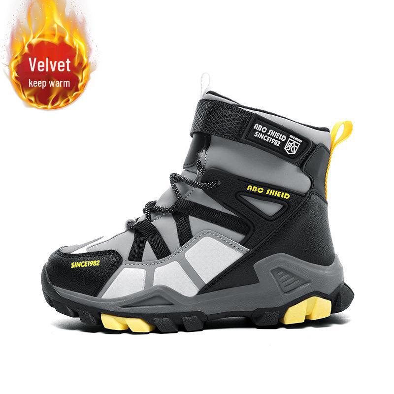 Girls' Plus Velvet Thickened Snow Boots - Winter Non-slip Cold Protection for Kids