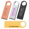 Creative Metal USB Flash Drive - High-Speed Options: 16GB, 32GB, 64GB, 128GB - Ideal for Engraving and Gifting