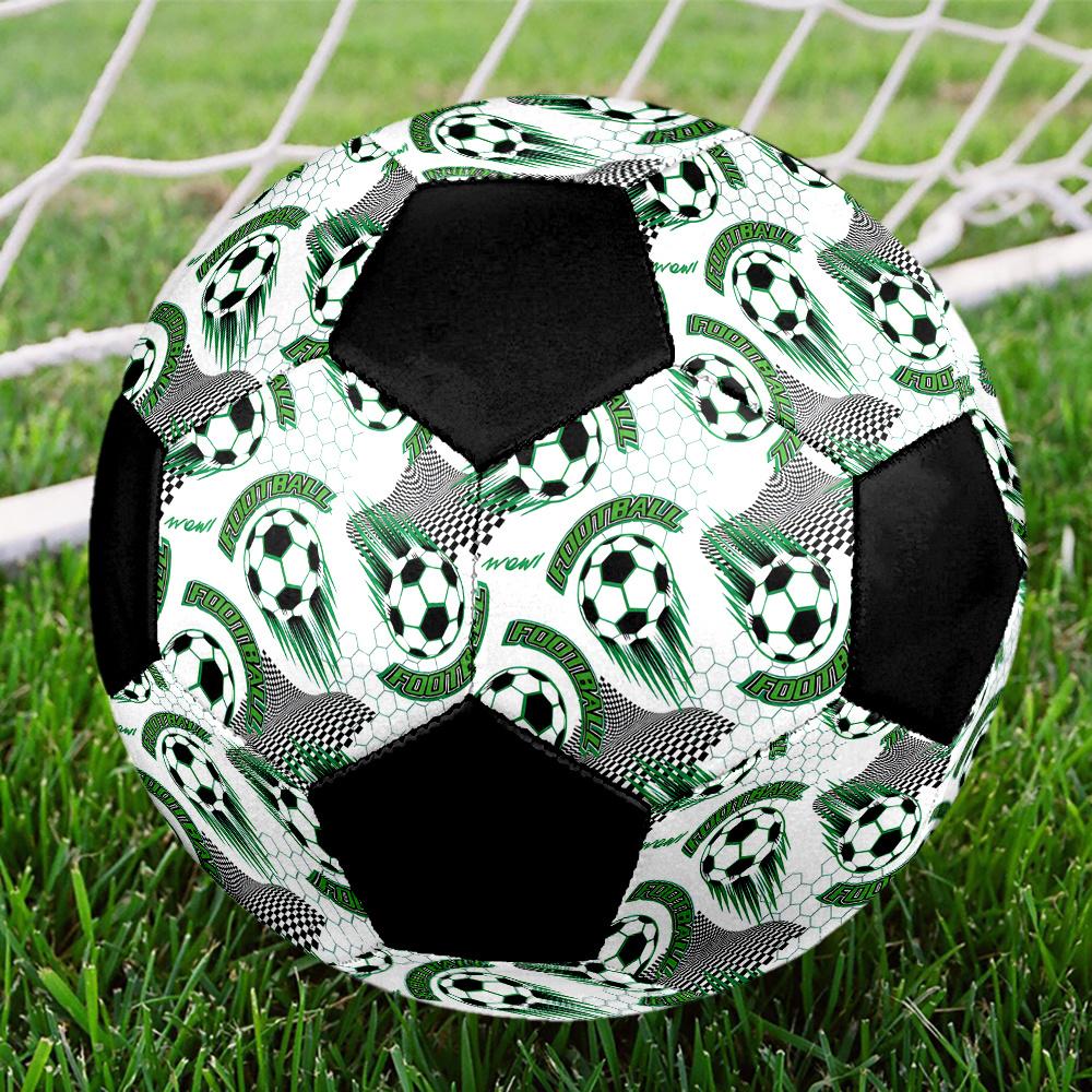 1pc Soccer Ball Soccer Ball Size 5 Football Machine Sewn Indoor/Outdoor Universal Football Q2 Size 5