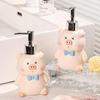 Ceramic Pig Lotion Dispenser Pair
