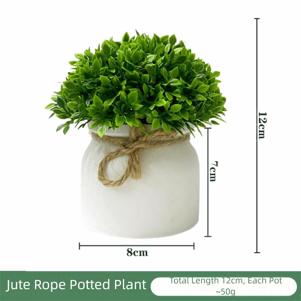 

Outdoor Decor Artificial Plants with Pot Potted Green Bonsai New Artificial Flower Dining Room