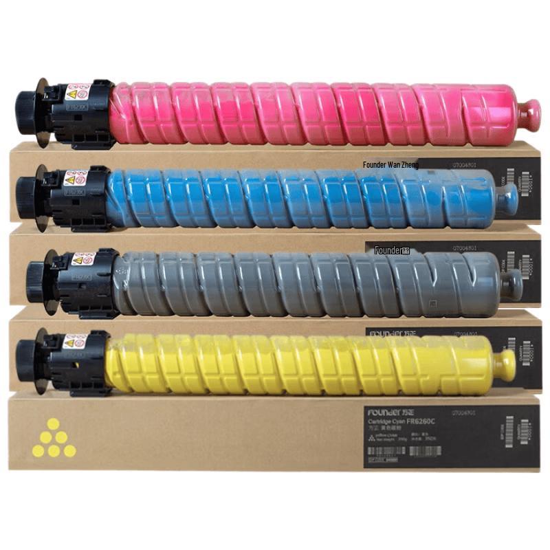 Founder FT6260CKMYC 4-Color Toner Cartridge Set