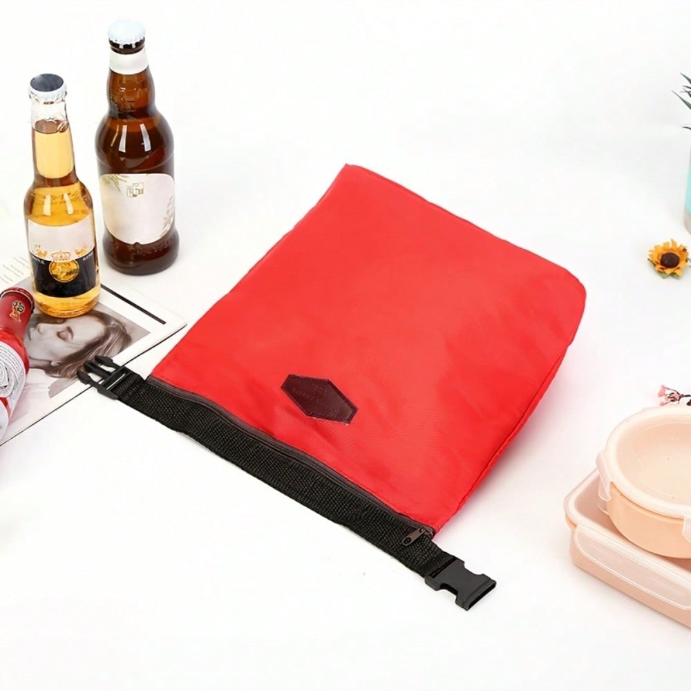 Fashionable Insulated Bags, Lunch Bags, Foldable Bento Bags, Thickened Aluminum Foil, Ice Preservation And Freshness Bags, Outdoor Picnic Bags