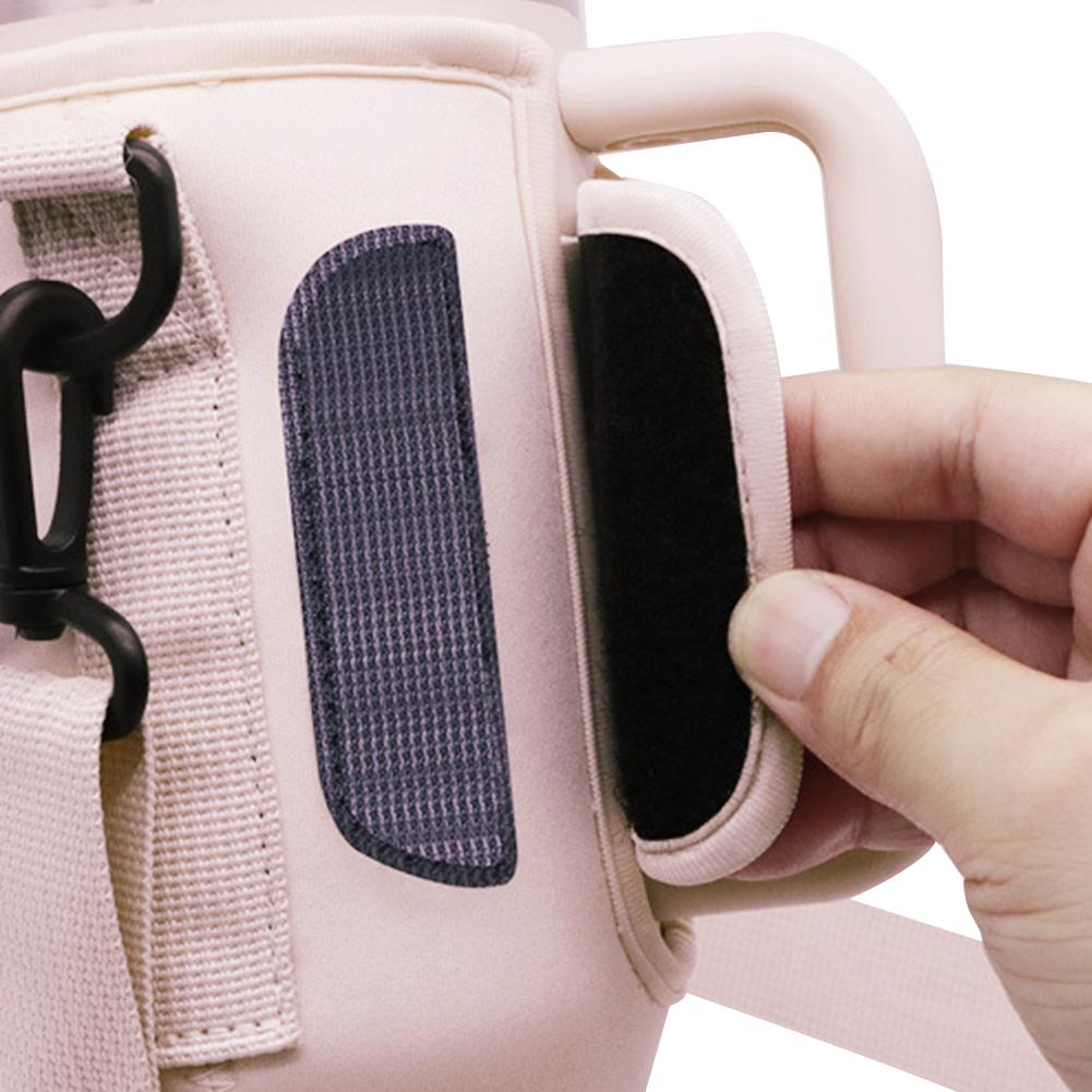 პორტატული სასარგებლო წყლის ბოთლის ჩანთა სასმელის ჭიქის ყდის დამჭერი რეგულირებადი მხრის სამაგრი ჯვარედინი ცოცვაზე