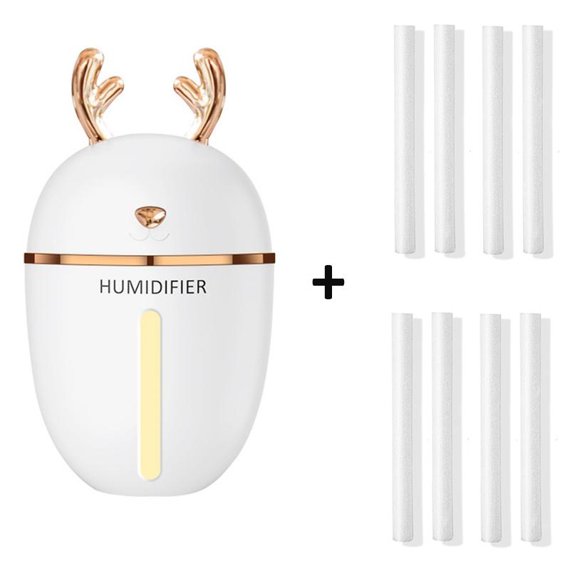 450ml Air Humidifier Usb Aroma Essential Oil Diffuser For Home Office Aromatherapy Humidificador Difusor With  Nightlight Lamp