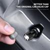 4Pcs/Set Car Tire Valve Caps Wheel Valve Cap Auto Tyre Air Valve Stem Caps Dust Cover for F1 UK Flag Car Vehicles Styling