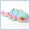Multi-Joint Movable 3D Printing Chameleon Miniatures Simulation Animal Tabletop Crafts Accessories Living Room Decoration