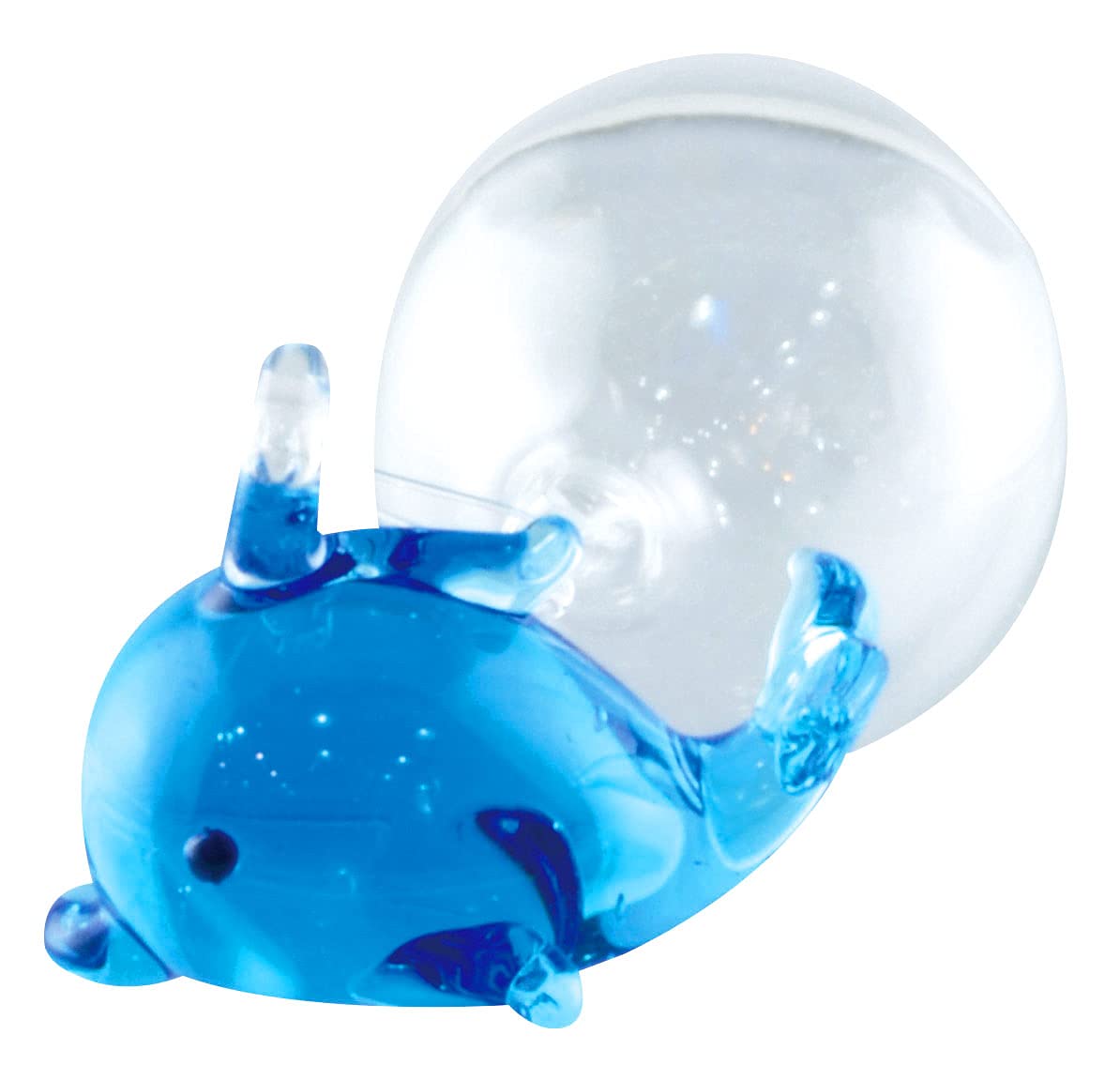 

Fourcart Cute Handmade Glass Float Dolphin Blue Width 20mm Bead 20mm